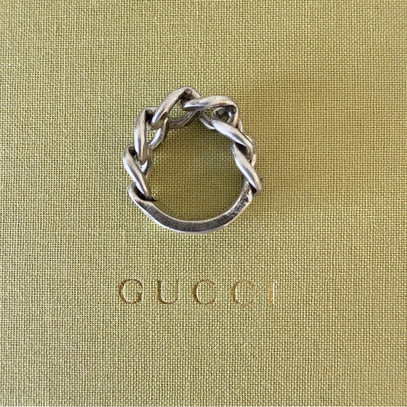 New Gucci silver Ag 925 ring size 11 US 5 3/4